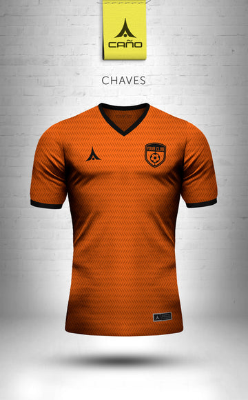 Chaves in orange/black