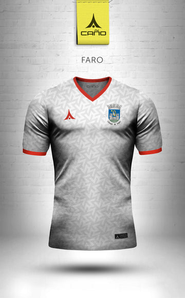 Faro in white/red