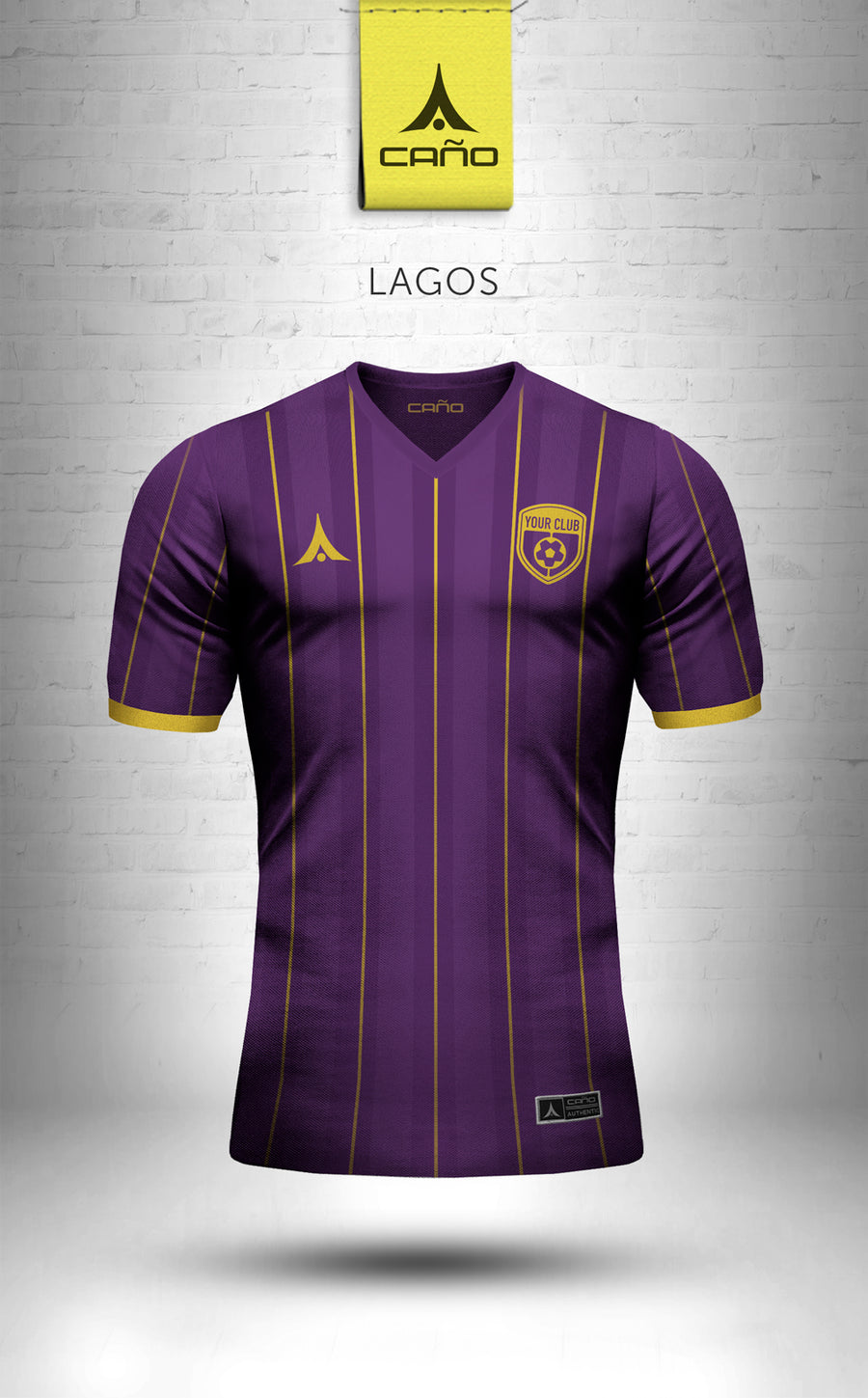 Lagos in purple/gold