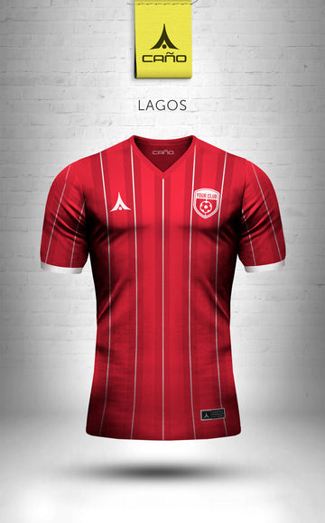 Lagos in red/white