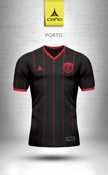 Porto in black/red