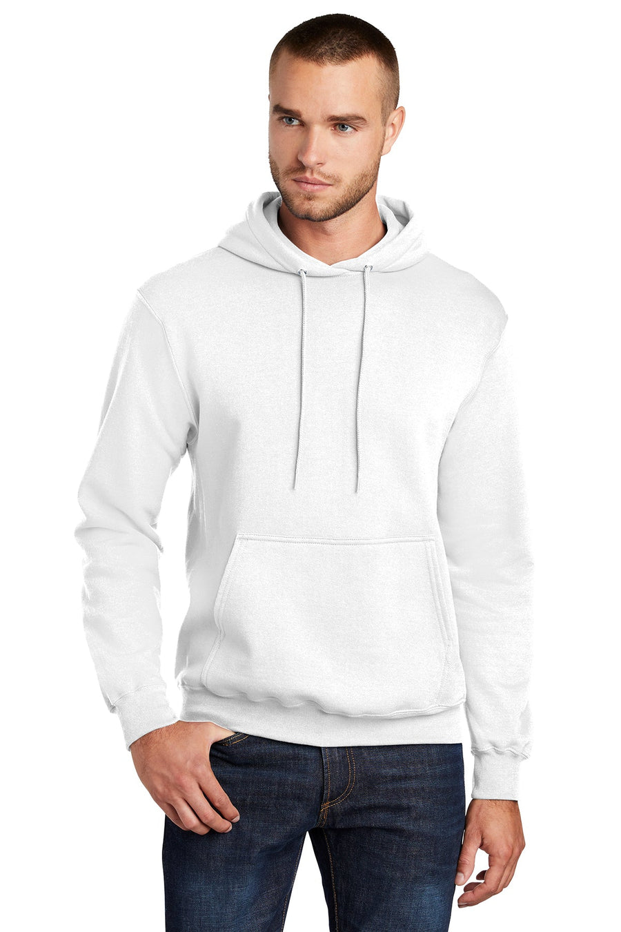 Core Fleece Pullover Hooded Sweatshirt - Clay Soccer