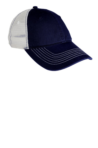 Mesh Back Hat with Embroidered Logo