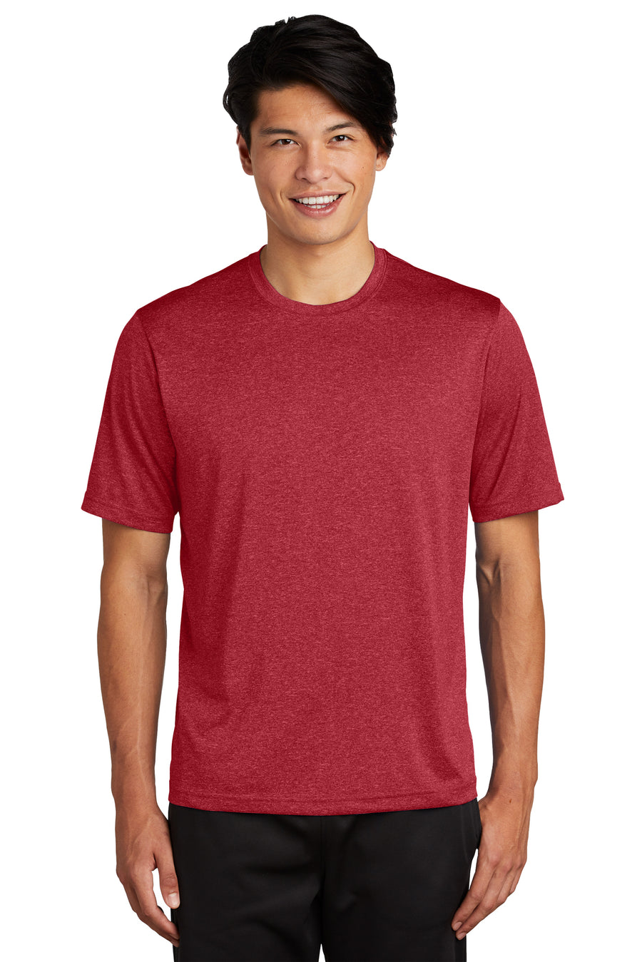 Men's Microfiber Heather T-Shirt (Short Sleeve)