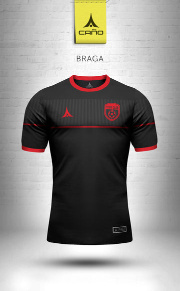 Braga in black/red