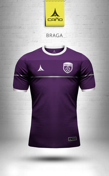 Braga in purple/white