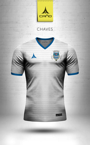 Chaves in white/blue