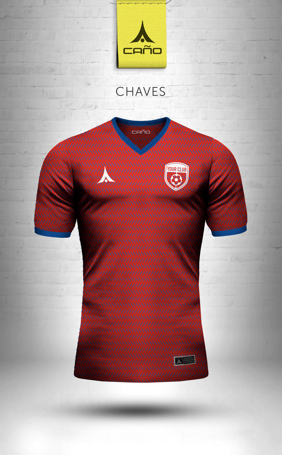 Chaves in red/blue/white