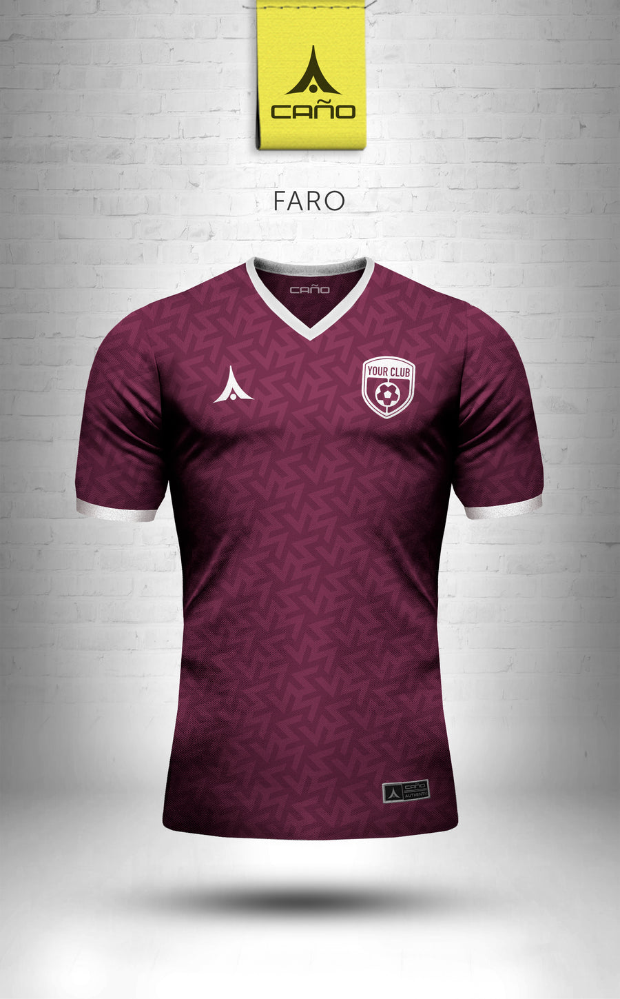 Faro in maroon/white