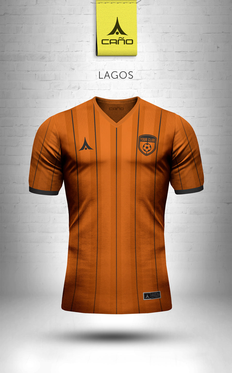 Lagos in orange/black