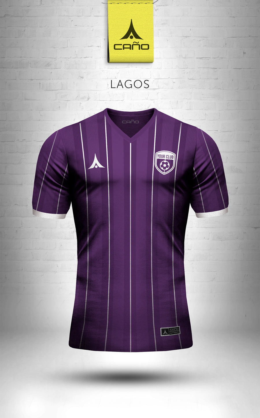 Lagos in purple/white