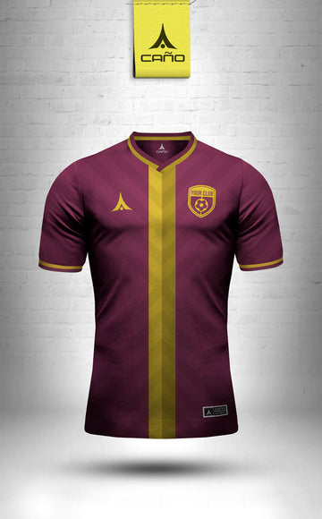 Nice in maroon/gold