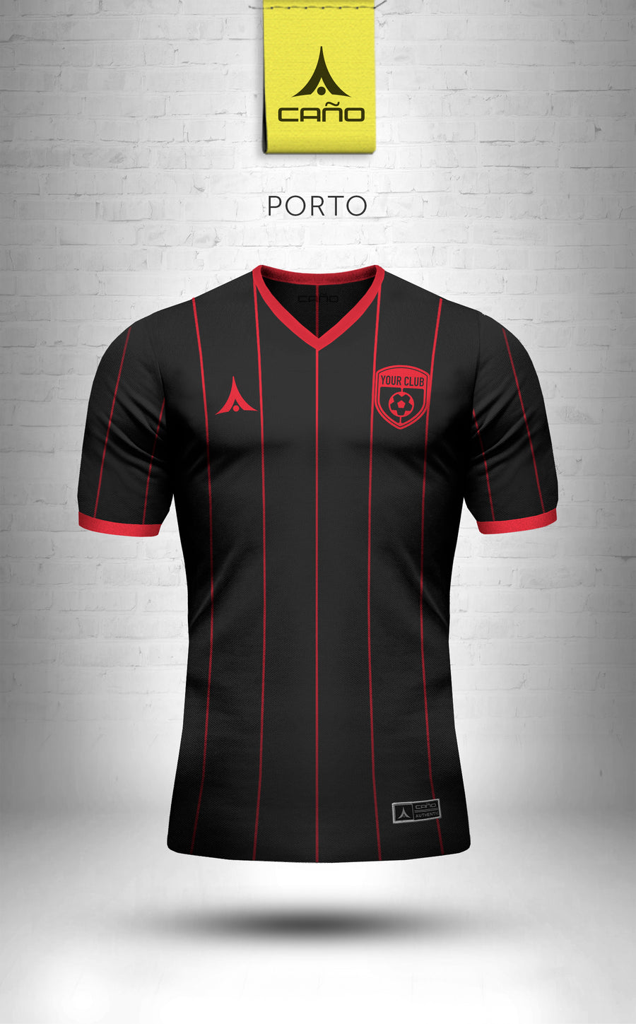 Porto in black/red