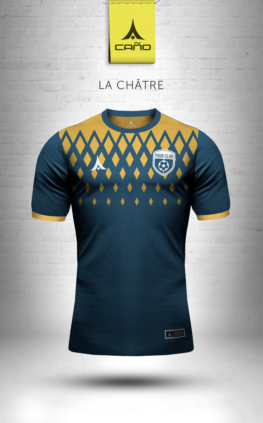 La Chatre in navy/gold