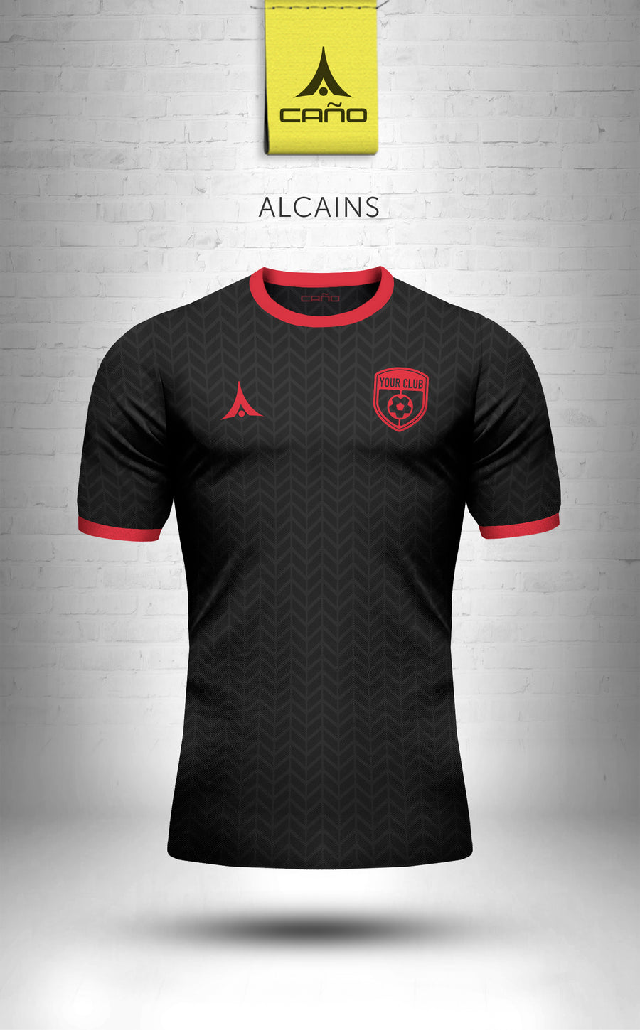 Alcains in black/red