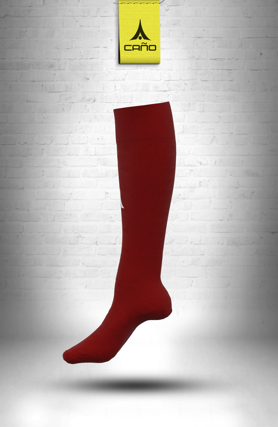 $10.00 - Caño Maroon Soccer Sock