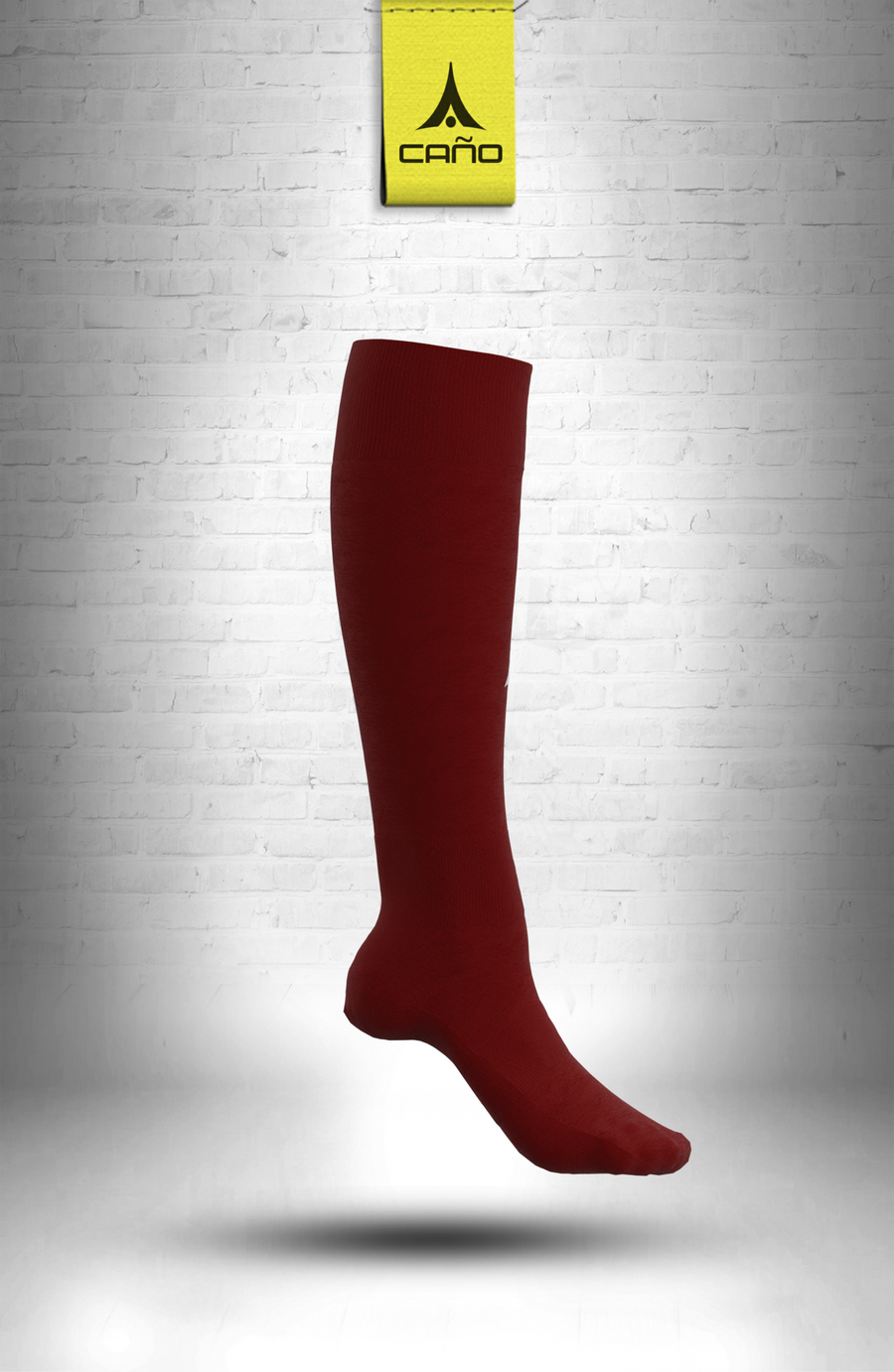 $10.00 - Caño Maroon Soccer Sock